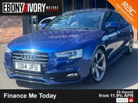 USED 2014 14 AUDI A5 2.0 TDI Black Edition Coupe 2dr Diesel S Tronic quattro Euro 5 (s/s) (177 ps) FULL SERVICE HISTORY INCLUDING TIMING BELT + WATER PUMP CHANGE @60K, 2 KEYS, BOOK PACK, FRESH SERVICE + 1YR MOT WITHIN THE SALE