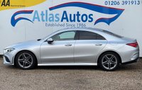 USED 2021 21 MERCEDES-BENZ CLA 1.3 CLA180 AMG Line Coupe 4dr Petrol 7G-DCT Euro 6 (s/s) (136 ps) AUTOMATIC, Apple Car Play, Wireless Charging, Heated Leather Seats, Reverse Camera, Sat Nav, 18" AMG Alloy Wheels, Front & Rear Park Control, Dual Climate Control, Cruise Control, Bluetooth Phone Prep, DAB Radio