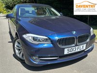 USED 2013 13 BMW 5 SERIES 3.0 530d SE Saloon 4dr Diesel Auto Euro 5 (s/s) (258 ps) SAT NAV,LEATHER,MEDIA PACKAGE