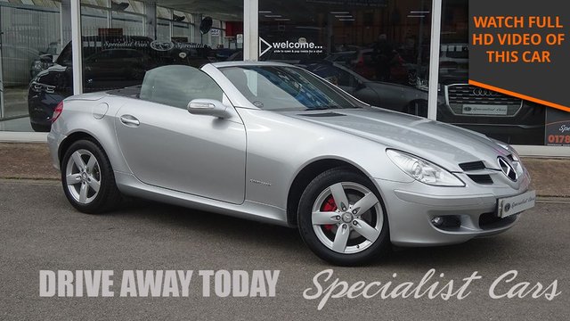 2007 07 Mercedes-Benz Slk 1.8 SLK200 Kompressor Edition 10 Convertible 2dr Petrol Manual (209 g/km, 163 bhp)