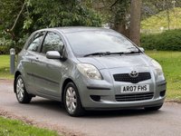 USED 2007 07 TOYOTA YARIS 1.3 Zinc Hatchback 3dr Petrol Multimode (136 g/km, 85 bhp) 