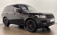 USED 2017 17 LAND ROVER RANGE ROVER 3.0 TD V6 Autobiography SUV 5dr Diesel Auto 4WD Euro 6 (s/s) (258 ps) Striking Santorini black, Premium Ebony Leather, Soft Close Doors, Electrically Deployable Towbar, Sliding Glass Roof, Head Up Display, Rear Screen Entertainment, 4 zone Climate,