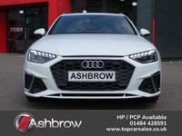 USED 2023 23 AUDI A4 AVANT 2.0 TFSI 35 S Line 5d S Tronic 150 S/S VIRTUAL COCKPIT, REAR VIEW CAMERA, SAT NAV, HEATED FRONT SEATS, APPLE CAR PLAY & ANDROID AUTO, 19 INCH ALLOYS, ELECTRIC BOOT, DAB RADIO, CRUISE CONTROL & SPEED LIMITER, KEYLESS START, BLUETOOTH, FRONT & REAR PARKING SENSORS, ELECTRIC FOLDING MIRRORS, PRIVACY GLASS, ROOF RAILS, S TRONIC AUTOMATIC GEARBOX, LEATHER ALCANTARA, SPORT SEATS, CLIMATE CONTROL, LIGHT & RAIN SENSORS, DRIVE SELECT, TIPTRONIC MULTIFUNCTION STEERING WHEEL, AUTO HOLD, ISO FIX, FOLDING REAR SEATS, 1 OWNER, SERVICE HISTORY