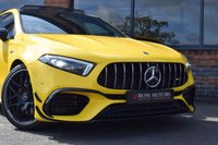 USED 2021 21 MERCEDES-BENZ A-CLASS 2.0 A45 AMG S Plus Hatchback 5dr Petrol 8G-DCT 4MATIC+ Euro 6 (s/s) (421 ps) PAN ROOF / AERO PACK / BUCKETS