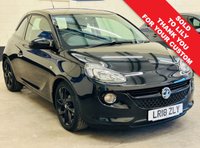 USED 2018 18 VAUXHALL ADAM 1.2i ecoFLEX ENERGISED Hatchback 3 Door Petrol Manual Euro 6 (s/s) (70 ps) APPLE CAR PLAY 1 PREVIOUS OWNER