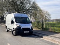 USED 2018 18 PEUGEOT BOXER 2.0 BlueHDi 335 Professional Panel Van 5dr Diesel Manual L2 H2 Euro 6 (130 ps) SAT NAV, ALUMINIUM SILVER