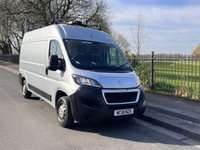 USED 2018 18 PEUGEOT BOXER 2.0 BlueHDi 335 Professional Panel Van 5dr Diesel Manual L2 H2 Euro 6 (130 ps) SAT NAV, ALUMINIUM SILVER