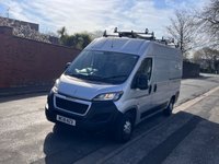 USED 2018 18 PEUGEOT BOXER 2.0 BlueHDi 335 Professional Panel Van 5dr Diesel Manual L2 H2 Euro 6 (130 ps) SAT NAV, ALUMINIUM SILVER
