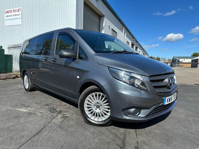 2018 18 MERCEDES-BENZ VITO 2.1 119 CDI BlueTEC SELECT Tourer Double Cab 5dr Diesel G-Tronic+ RWD L3 Euro 6 (s/s) (XLWB) (190 ps) AUTOMATIC +6 MONTHS RAC WARRANTY+12 MONTHS BREAKDOWN COVER