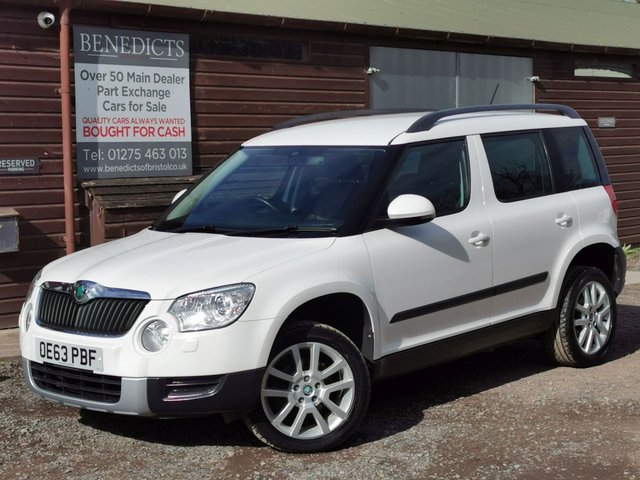 2014 63 Skoda Yeti 2.0 TDI Elegance SUV 5dr Diesel DSG 4WD Euro 5 (140 ps)