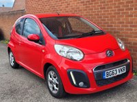 USED 2013 63 CITROEN C1 1.0i VTR+ Hatchback 3dr Petrol Manual Euro 5 (68 ps) LOW MILES - FRESH 12 MONTHS MOT - &pound;20 ROAD TAX