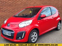 USED 2013 63 CITROEN C1 1.0i VTR+ Hatchback 3dr Petrol Manual Euro 5 (68 ps) LOW MILES - FRESH 12 MONTHS MOT - &pound;20 ROAD TAX