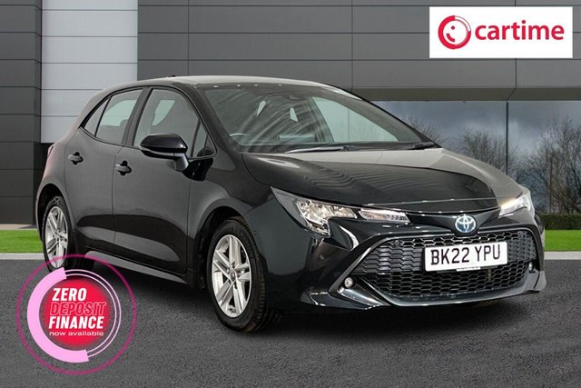 View our Toyota Corolla 1.8 VVT-h GPF Icon Tech Hatchback 5dr Petrol Hybrid CVT Euro 6 (s/s) (122 ps) Reverse Camera, Heated Seats, 8-Inch Touchscreen, Adaptive Cruise Control, AM-FM Radio