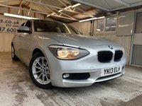USED 2013 13 BMW 1 SERIES 1.6 116d ED EfficientDynamics Hatchback 5dr Diesel Manual Euro 5 (s/s) (116 ps)+0 ROAD TAX+HISTORY 12 STAMPS+MEDIA+BLUETOOTH+ALLOYS+AIRCON+ 12 SERVICE STAMPS+AIRCON+ALLOY+CLIMATE+&pound;20 ROAD TAX+HPI CLEAR+GOOD RUNNER+HPI CLEAR