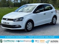 USED 2015 65 VOLKSWAGEN POLO 1.0 BlueMotion Tech S Hatchback 5dr Petrol Manual Euro 6 (s/s) (A/C) (60 ps) 