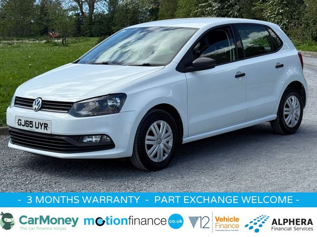 2015 65 Volkswagen Polo 1.0 BlueMotion Tech S Hatchback 5dr Petrol Manual Euro 6 (s/s) (A/C) (60 ps)