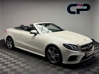 USED 2017 67 MERCEDES-BENZ E-CLASS 2.0 E220d AMG Line Cabriolet 2dr Diesel G-Tronic+ Euro 6 (s/s) (194 ps) BURMESTER|RED ROOF|AIR SCARF