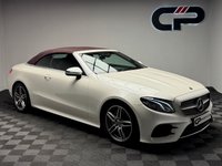 USED 2017 67 MERCEDES-BENZ E-CLASS 2.0 E220d AMG Line Cabriolet 2dr Diesel G-Tronic+ Euro 6 (s/s) (194 ps) BURMESTER|RED ROOF|AIR SCARF