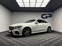 USED 2017 67 MERCEDES-BENZ E-CLASS 2.0 E220d AMG Line Cabriolet 2dr Diesel G-Tronic+ Euro 6 (s/s) (194 ps) BURMESTER|RED ROOF|AIR SCARF