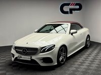 USED 2017 67 MERCEDES-BENZ E-CLASS 2.0 E220d AMG Line Cabriolet 2dr Diesel G-Tronic+ Euro 6 (s/s) (194 ps) BURMESTER|RED ROOF|AIR SCARF