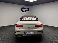 USED 2017 67 MERCEDES-BENZ E-CLASS 2.0 E220d AMG Line Cabriolet 2dr Diesel G-Tronic+ Euro 6 (s/s) (194 ps) BURMESTER|RED ROOF|AIR SCARF