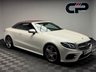 USED 2017 67 MERCEDES-BENZ E-CLASS 2.0 E220d AMG Line Cabriolet 2dr Diesel G-Tronic+ Euro 6 (s/s) (194 ps) BURMESTER|RED ROOF|AIR SCARF