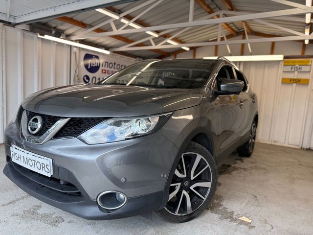 View our Nissan Qashqai 1.5 dCi Tekna SUV 5dr Diesel Manual 2WD Euro 6 (s/s) (110 ps)+1 FORMER KEEPER+HISTORY+2 KEYS+PANORAMIC SUNROOF+MEDIA+BLUETOOTH+NAVIGATION+APPS+LEATHER SEATS+PARK CONTROL+