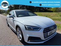 USED 2018 18 AUDI A5 2.0 TFSI S line Sportback 5dr Petrol S Tronic Euro 6 (s/s) (190 ps) BLUETOOTH-HEATED SEATS-DIGITAL DASH