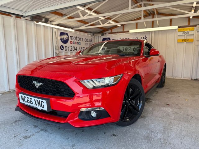 2017 FORD MUSTANG 2.3T EcoBoost Fastback 2dr Petrol Manual Euro 6 (317 ps)+2017+2KEYS+HISTORY+1 FORMER KEEPER+MEDIA+NAVIGATION+BLUETOOTH+LEATHER SEATS+BLACK ALLOYS 2 KEYS+1 FORMER KEEPER+HISTORY+BLACK 19" ALLOYS+CLIMATE+CRUISE+NAV+PARK CONTROL+GHOST ALARM+BLUETOOTH+MEDIA+HPI CLEAR