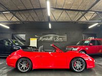 USED 2009 58 PORSCHE 911 3.8 997.2 Carrera S Cabriolet 2dr Petrol PDK (242 g/km, 385 bhp) 2009 PORSCHE 911 997 GEN2 3.8 CARRERA S PDK - RARE GUARDS RED - HRE FORGED ALLOY WHEELS - 9 SERVICES TO 87K - 16 WAY ADAPTIVE SPORT SEATS - RED BELTS - HEATED SEATS - SAT NAV
