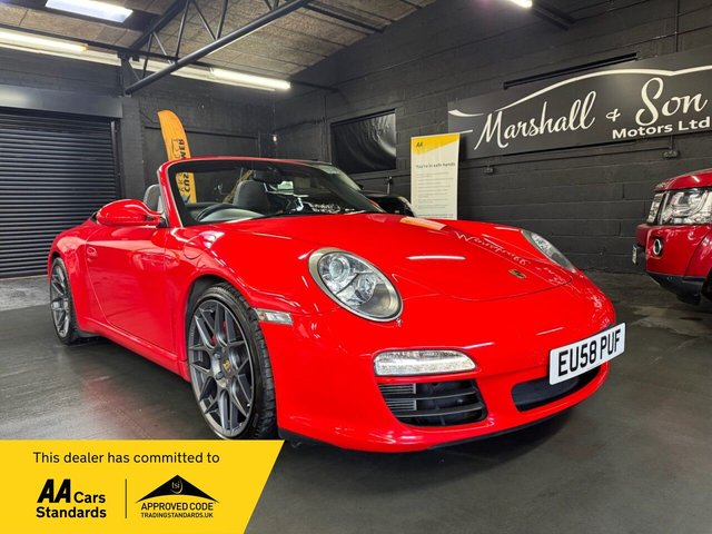 View our Porsche 911 3.8 997.2 Carrera S Cabriolet 2dr Petrol PDK (242 g/km, 385 bhp)