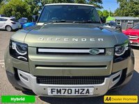 USED 2021 70 LAND ROVER DEFENDER 3.0 Hard Top MHEV Green, 81,100 miles, 2 owners, ULEZ Euro 6 4x4, automatic, Sat Nav, 10