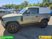 USED 2021 70 LAND ROVER DEFENDER 3.0 Hard Top MHEV Green, 81,100 miles, 2 owners, ULEZ Euro 6 4x4, automatic, Sat Nav, 10