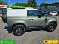 USED 2021 70 LAND ROVER DEFENDER 3.0 Hard Top MHEV Green, 81,100 miles, 2 owners, ULEZ Euro 6 4x4, automatic, Sat Nav, 10