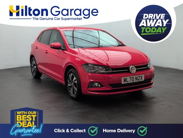 USED 2020 70 Volkswagen Polo 1.0 Evo Match Hatchback 5dr Petrol Manual Euro 6 (s/S) (80 Ps) Parking Sensors + Cruise Control
