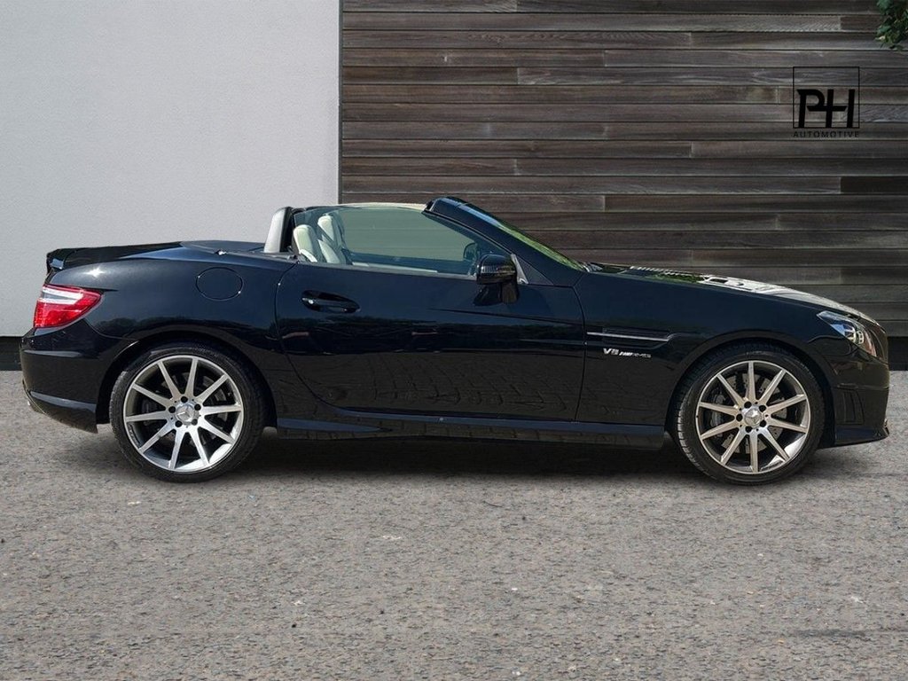 USED 2013 E MERCEDES-BENZ SLK 5.5 5.5 SLK55 V8 AMG Convertible 2dr Petrol SpdS+7GT Euro 5 (s/s) (421 ps) 2d AUTO 415 BHP STUNNING HISTORY|HARMAN/KARDON