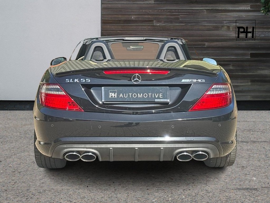 USED 2013 E MERCEDES-BENZ SLK 5.5 5.5 SLK55 V8 AMG Convertible 2dr Petrol SpdS+7GT Euro 5 (s/s) (421 ps) 2d AUTO 415 BHP STUNNING HISTORY|HARMAN/KARDON