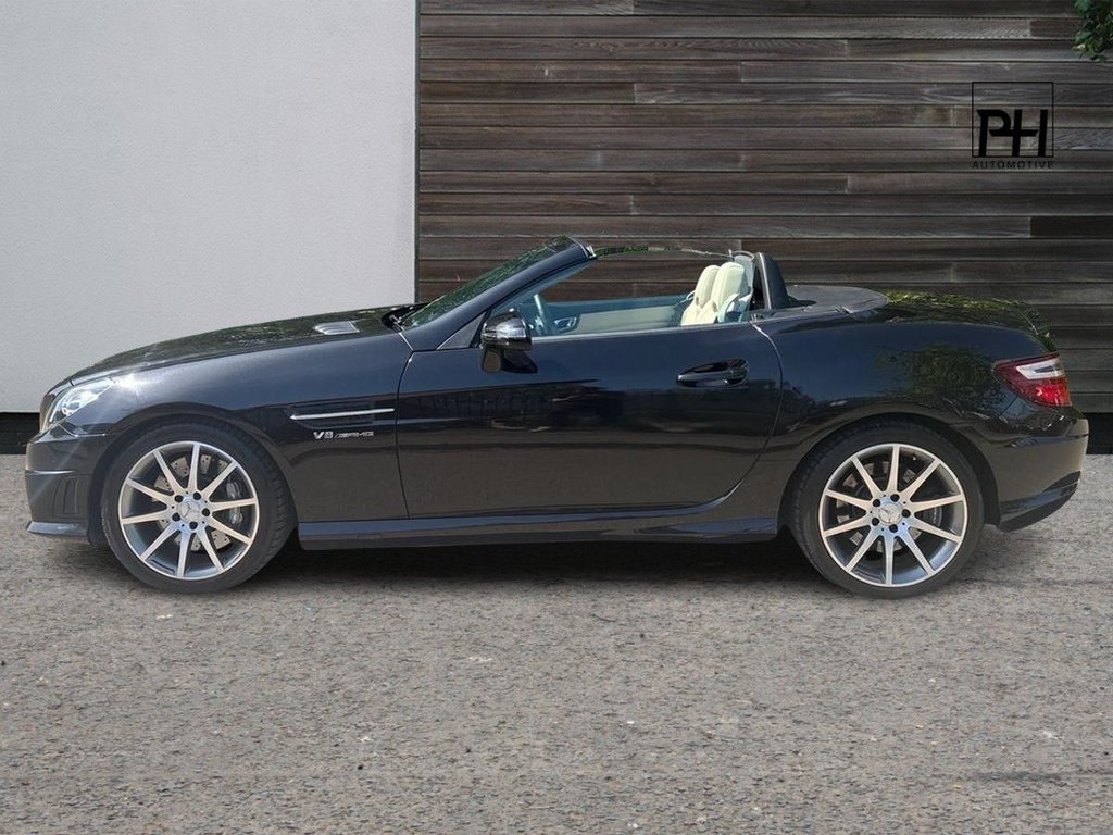 USED 2013 E MERCEDES-BENZ SLK 5.5 5.5 SLK55 V8 AMG Convertible 2dr Petrol SpdS+7GT Euro 5 (s/s) (421 ps) 2d AUTO 415 BHP STUNNING HISTORY|HARMAN/KARDON