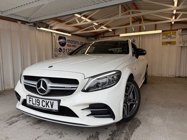 2019 19 MERCEDES-BENZ C-CLASS 3.0 C43 V6 AMG (Premium) Coupe 2dr Petrol G-Tronic+ 4MATIC Euro 6 (s/s) (390 ps)+1 FORMER KEEPER+2 KEYS+MEDIA+NAVIGATION+APPS+PARK CONTROL+CLIMATE+CRUISE 2 KEYS+1 FORMER KEEPER+HISTORY+PARK CONTROL+HALF LEATHER SEATS+NAV+CLIMATE+18" ALLOYS+BLUETOOTH+MEDIA+USB+AUX+DAB+CRUISE+HEATED FRONT SEATS+CAM+HPI CLEAR