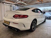 USED 2019 19 MERCEDES-BENZ C-CLASS 3.0 C43 V6 AMG (Premium) Coupe 2dr Petrol G-Tronic+ 4MATIC Euro 6 (s/s) (390 ps)+1 FORMER KEEPER+2 KEYS+MEDIA+NAVIGATION+APPS+PARK CONTROL+CLIMATE+CRUISE 2 KEYS+1 FORMER KEEPER+HISTORY+PARK CONTROL+HALF LEATHER SEATS+NAV+CLIMATE+18" ALLOYS+BLUETOOTH+MEDIA+USB+AUX+DAB+CRUISE+HEATED FRONT SEATS+CAM+HPI CLEAR