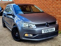USED 2016 16 VOLKSWAGEN POLO 1.2 TSI BlueMotion Tech Match Hatchback 5dr Petrol Manual Euro 6 (s/s) (90 ps) 