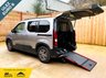 USED 2023 73 PEUGEOT RIFTER 3 Seat Wheelchair Accessible Disabled Access Vehicle WAV 