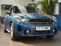 USED 2020 70 MINI COUNTRYMAN 1.5 10kWh Cooper SE Exclusive SUV 5dr Petrol Plug-in Hybrid Auto ALL4 Euro 6 (s/s) (222 ps) SAT NAV LEATHER HEATED SEATS CRUISE CONTROL PARKING SENSORS 1 OWNER SERVICE HISTORY WARRANTY