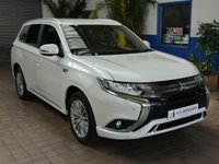 USED 2021 21 MITSUBISHI OUTLANDER 2.4h TwinMotor 13.8kWh Dynamic Safety SUV 5dr Petrol Plug-in Hybrid CVT 4WD Euro 6 (s/s) (224 ps) 4WD APP SAT NAV LEATHER HEATED SEATS REAR VIEW CAMERA CRUISE CONTROL PARKING SENSORS 1 OWNER SERVICE HISTORY WARRANTY