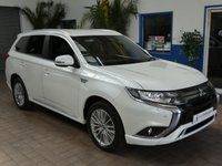 USED 2021 21 MITSUBISHI OUTLANDER 2.4h TwinMotor 13.8kWh Dynamic Safety SUV 5dr Petrol Plug-in Hybrid CVT 4WD Euro 6 (s/s) (224 ps) 4WD APP SAT NAV LEATHER HEATED SEATS REAR VIEW CAMERA CRUISE CONTROL PARKING SENSORS 1 OWNER SERVICE HISTORY WARRANTY
