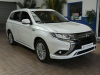 USED 2021 21 MITSUBISHI OUTLANDER 2.4h TwinMotor 13.8kWh Dynamic Safety SUV 5dr Petrol Plug-in Hybrid CVT 4WD Euro 6 (s/s) (224 ps) 4WD APP SAT NAV LEATHER HEATED SEATS REAR VIEW CAMERA CRUISE CONTROL PARKING SENSORS 1 OWNER SERVICE HISTORY WARRANTY