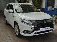 USED 2021 21 MITSUBISHI OUTLANDER 2.4h TwinMotor 13.8kWh Dynamic Safety SUV 5dr Petrol Plug-in Hybrid CVT 4WD Euro 6 (s/s) (224 ps) 4WD APP SAT NAV LEATHER HEATED SEATS REAR VIEW CAMERA CRUISE CONTROL PARKING SENSORS 1 OWNER SERVICE HISTORY WARRANTY