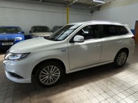 USED 2021 21 MITSUBISHI OUTLANDER 2.4h TwinMotor 13.8kWh Dynamic Safety SUV 5dr Petrol Plug-in Hybrid CVT 4WD Euro 6 (s/s) (224 ps) 4WD APP SAT NAV LEATHER HEATED SEATS REAR VIEW CAMERA CRUISE CONTROL PARKING SENSORS 1 OWNER SERVICE HISTORY WARRANTY