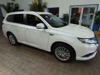 USED 2021 21 MITSUBISHI OUTLANDER 2.4h TwinMotor 13.8kWh Dynamic Safety SUV 5dr Petrol Plug-in Hybrid CVT 4WD Euro 6 (s/s) (224 ps) 4WD APP SAT NAV LEATHER HEATED SEATS REAR VIEW CAMERA CRUISE CONTROL PARKING SENSORS 1 OWNER SERVICE HISTORY WARRANTY