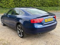 USED 2013 63 AUDI A5 2.0 TDI SE Sportback 5dr Diesel Manual Euro 5 (s/s) (177 ps) OVER &pound;4K EXTRAS, ONLY2 PREV KEEPERS